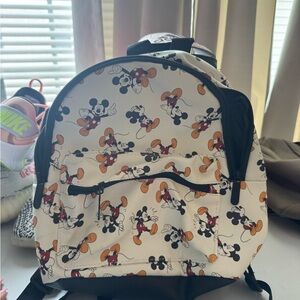 Bioworld Gray and Black Mickey Mouse Backpack